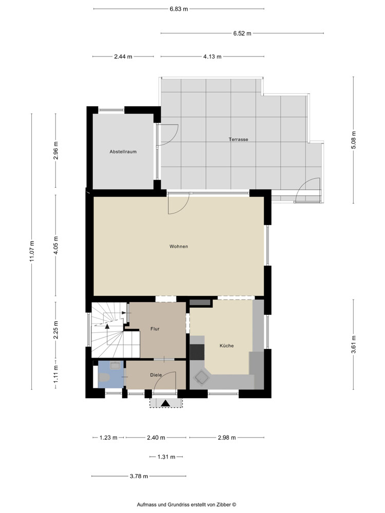 Grundriss EG Einfamilienhaus Wermelskirchen