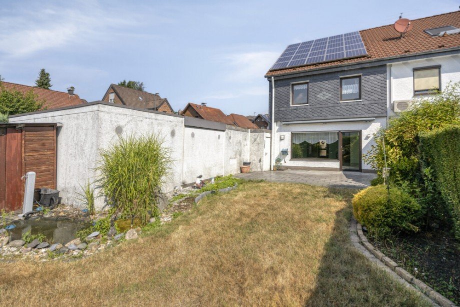 R�ckansicht Reihenendhaus Remscheid / Lennep