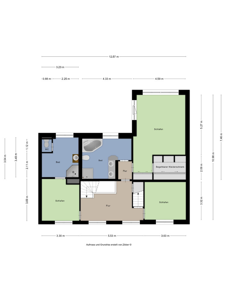 1.OBERGESCHOSS Haus Wuppertal