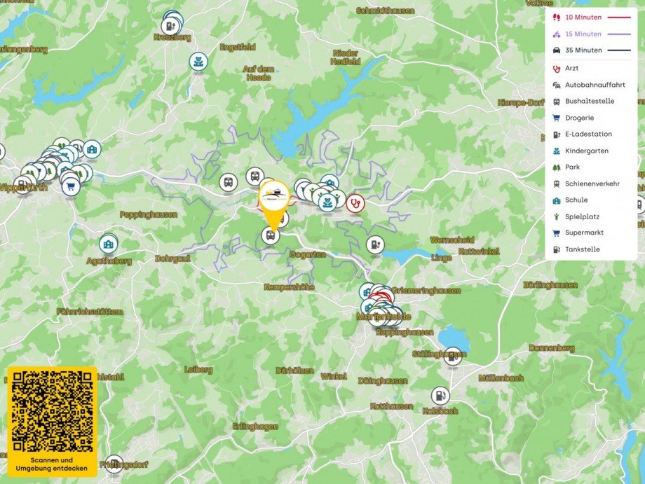 Lageplan Einfamilienhaus Wipperf�rth / Ohl