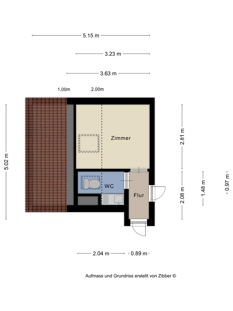 Dachzimmer Etagenwohnung Remscheid