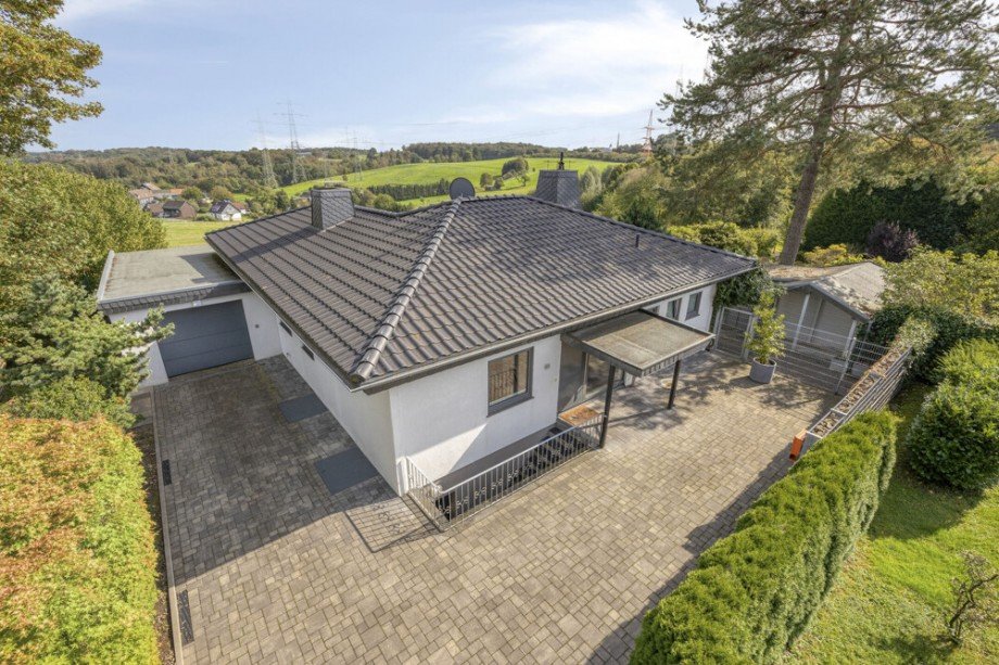 Draufsicht Bungalow Wuppertal