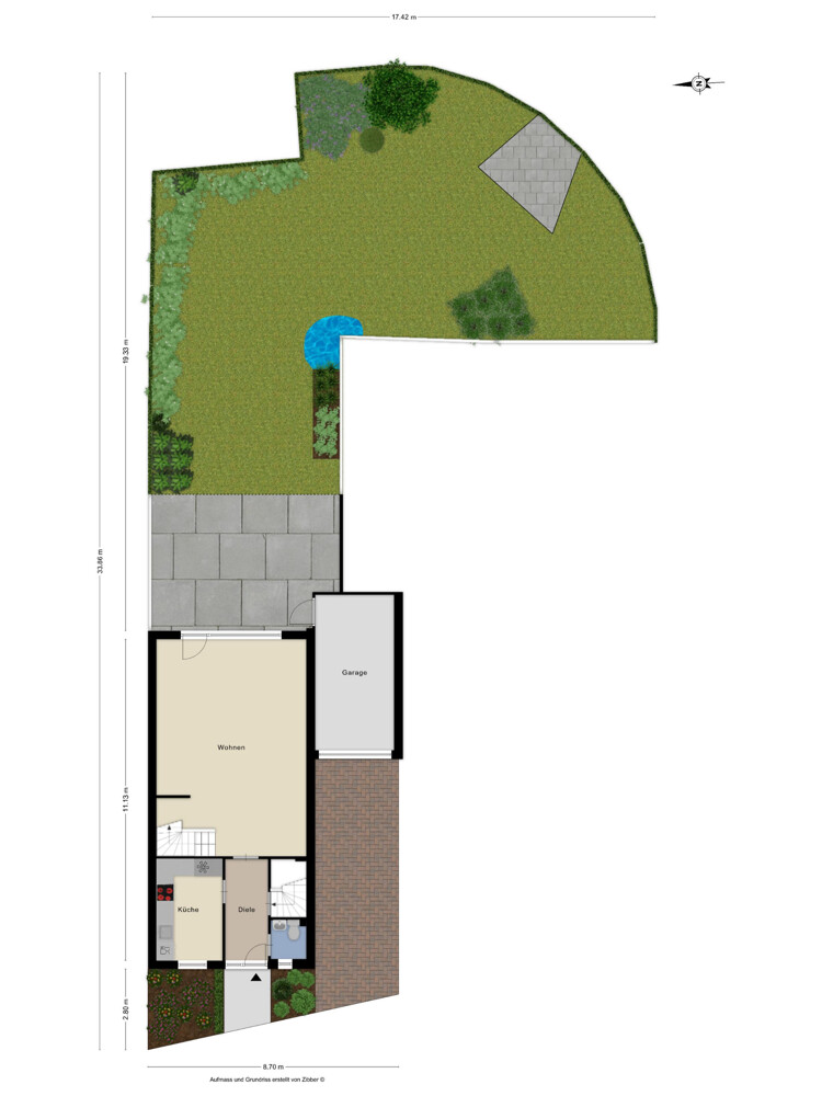 Grundst�ck Reihenendhaus Remscheid / Lennep