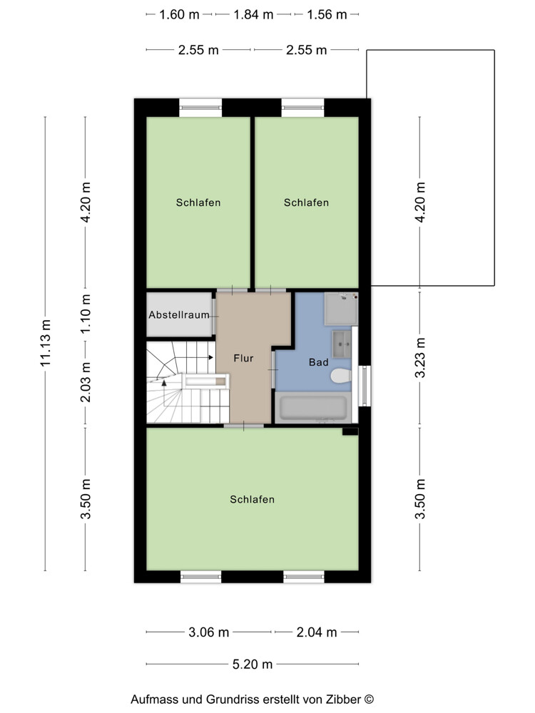 1.OG Reihenendhaus Remscheid / Lennep