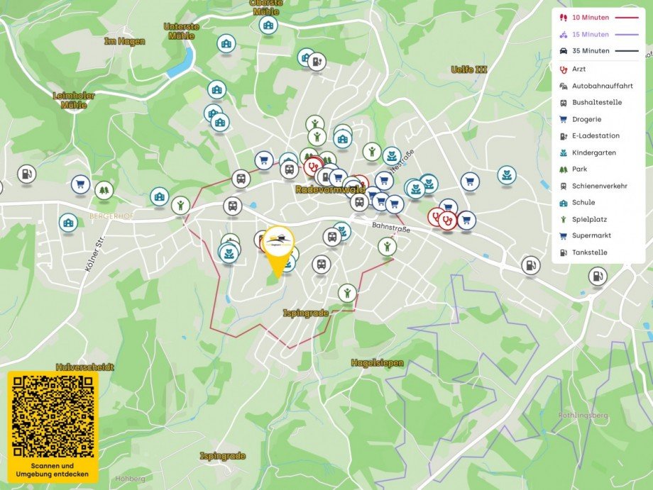 Lageplan Einfamilienhaus Radevormwald