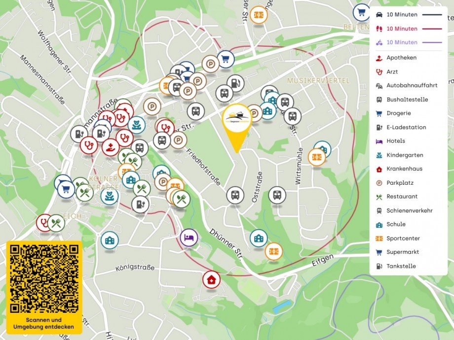 Lageplan B�rohaus Wermelskirchen