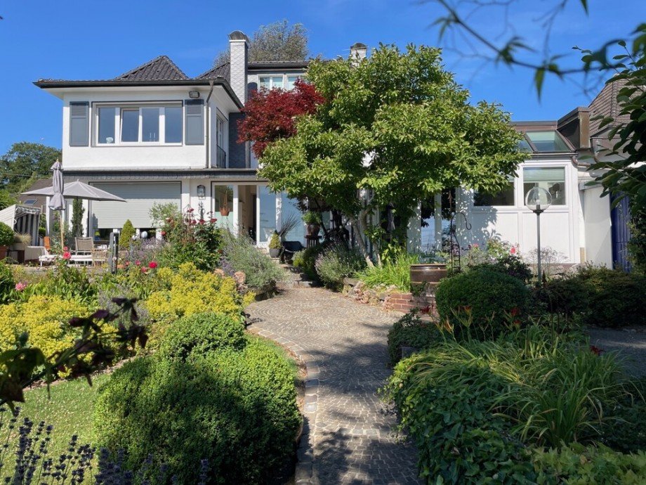 Garten im Sommer Haus Wuppertal