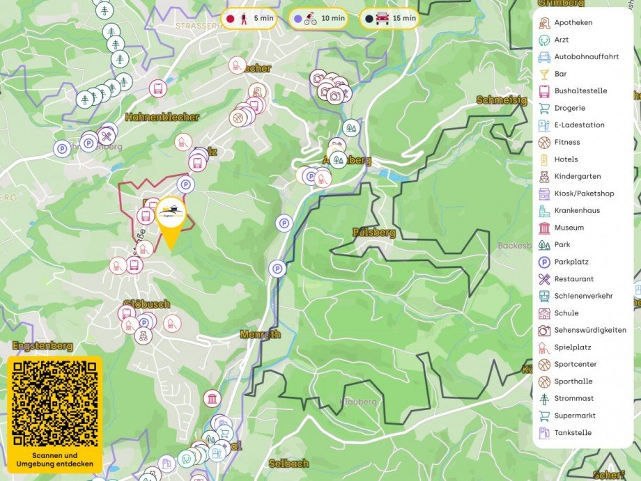 Lageplan Erdgeschosswohnung Odenthal / Erberich