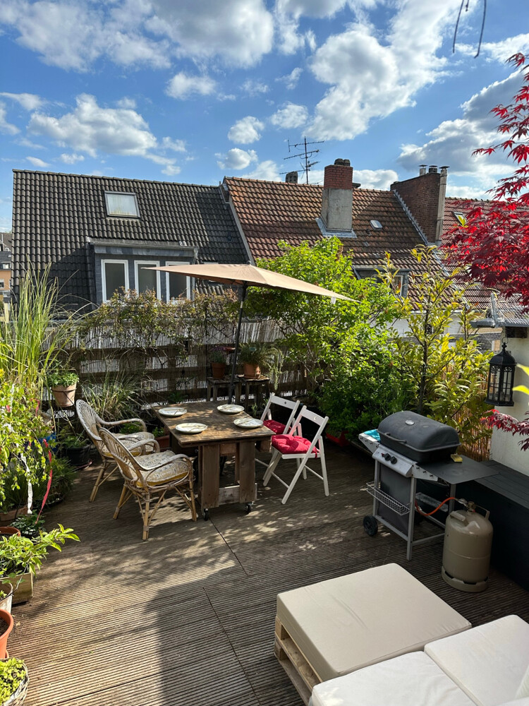 Dachterrasse Etagenwohnung K�ln Deutz