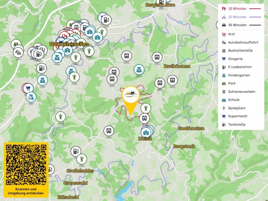 Lageplan Einfamilienhaus Wermelskirchen / Dh�nn