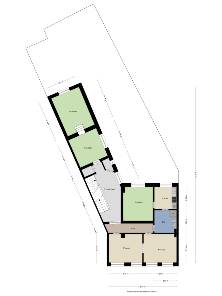 Grundriss 1.0G Wohn- / Gesch�ftshaus Leverkusen / Opladen