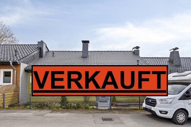 Verkauft Wermelskirchen Reihenhaus Kleines Reihenhaus in gr�ner Lage sucht neue Eigent�mer