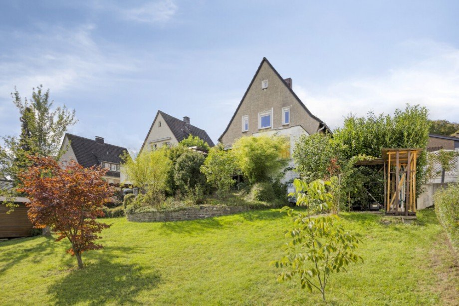 R�ckansicht Einfamilienhaus Wermelskirchen