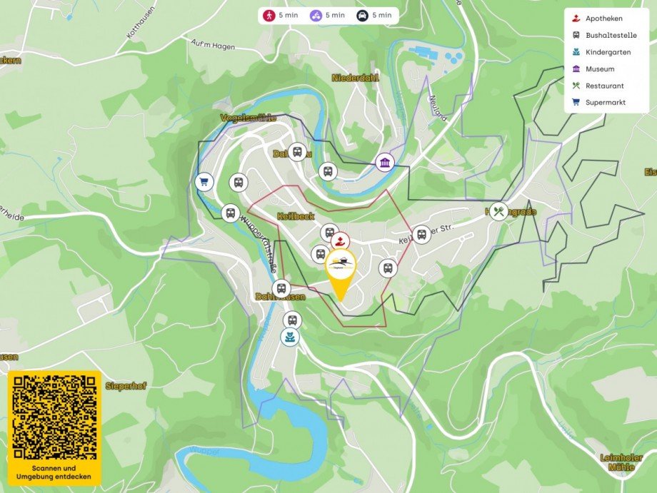 Lageplan Einfamilienhaus Radevormwald / Dahlerau