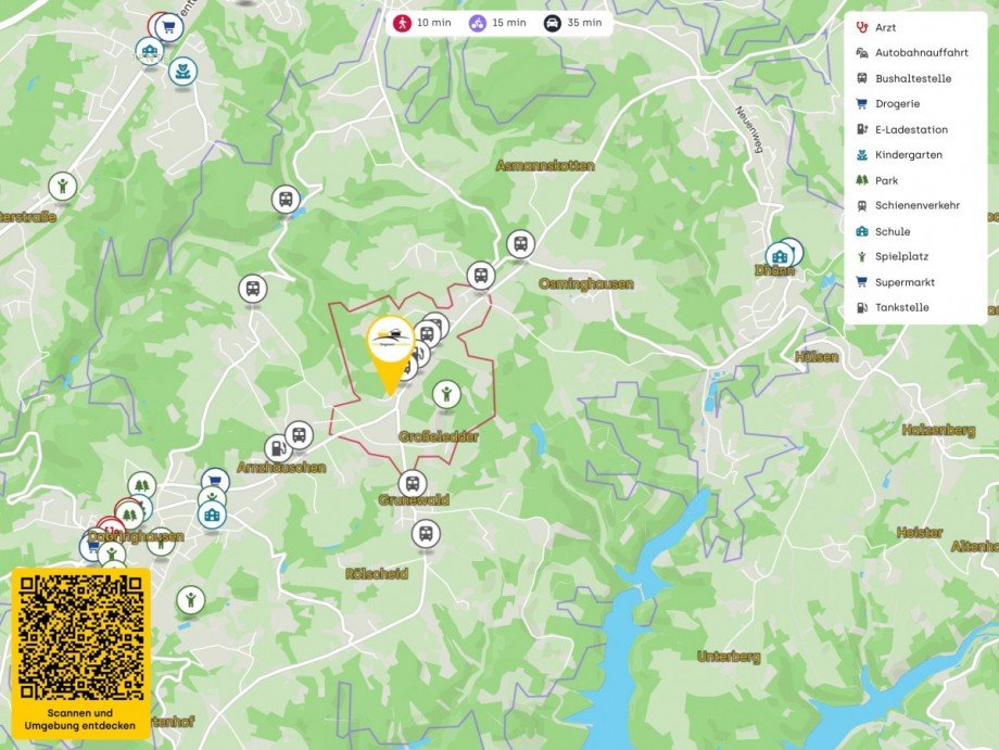Lageplan Etagenwohnung Wermelskirchen / Stumpf