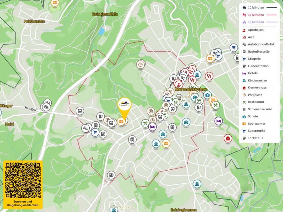 Lageplan Mehrfamilienhaus Wermelskirchen