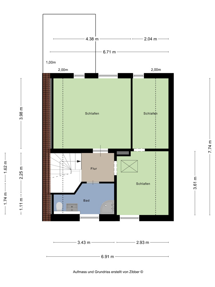 Grundriss DG Einfamilienhaus Wermelskirchen