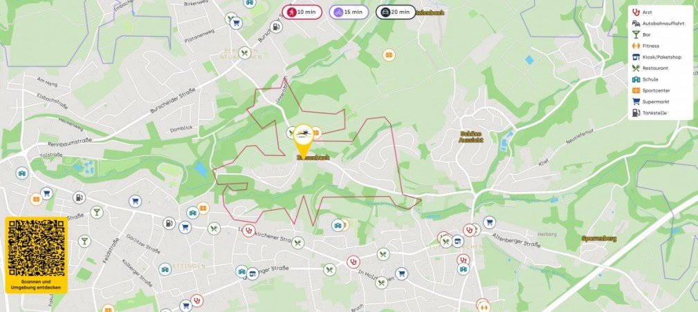 Lageplan Einfamilienhaus Leverkusen