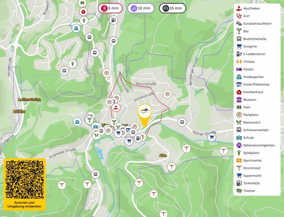 Lageplan Einfamilienhaus Gummersbach / Niederse�mar