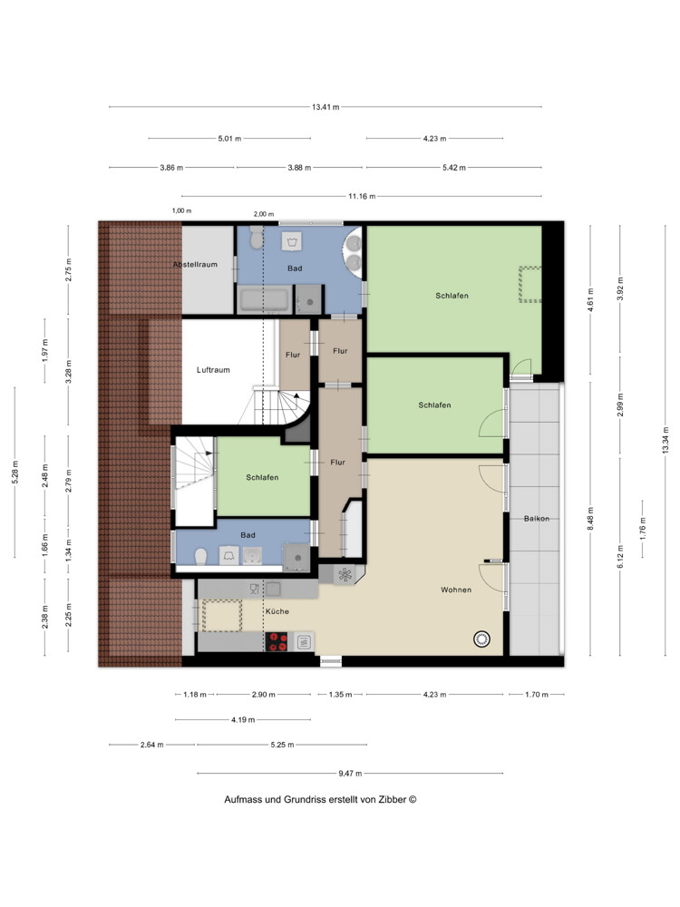 Grundriss DG Einfamilienhaus Wermelskirchen / Dh�nn